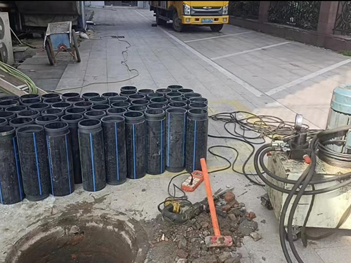 汪场镇PE置换管厂家 DN315置换管 非开挖管短管置换